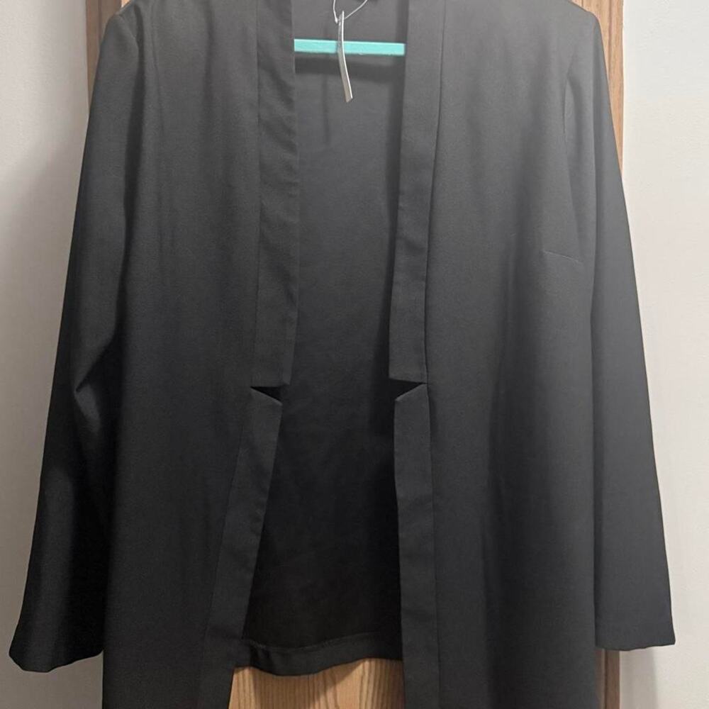 NWT ASOS Curve black blazer Size 18